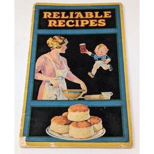 Vintage 1920s Calumet Baking Powder Cook Book- Reliable Recipes for Baking